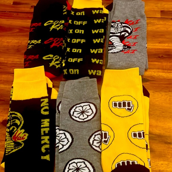 Mens socks. New pair of Cobra Kai socks. - Picture 1 of 2
